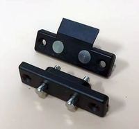 Dispositif de protection anti-surcharge noir / Contact à deux broches / Dispositif de boucle de porte pour serrure électrique de contrôle d'accès