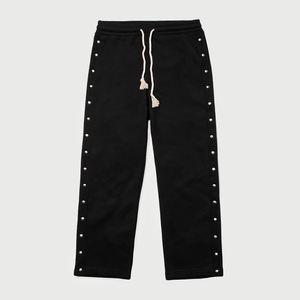 <span class=keywords><strong>Pantaloni</strong></span> Sportivi Unisex Personalizzati in Tela di Cotone 100% Traspirante ed Ecologico con Chiusura a Coulisse e Bottone Laterale per Uomo - Product Image 2