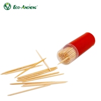 Cure-dents jetables double extrémité en bois de bouleau compostable, écologiques, saveur menthe, en vrac, directement du fabricant, avec remise