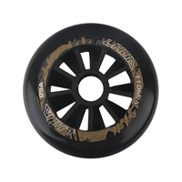 Roues de patinage de vitesse en ligne 90mm 100mm 110mm 85A PU sans roulement 3 couleurs noir blanc bleu or vente en gros