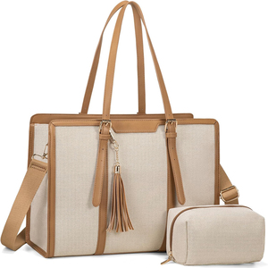 Mode personnalisée sac à bandoulière élégant grande capacité multifonctionnel <span class=keywords><strong>beige</strong></span> sacs fourre-tout en <span class=keywords><strong>cuir</strong></span> pour femmes - Product Image 1