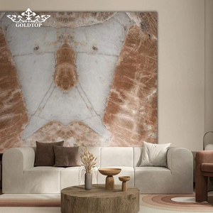 Goldtop <b>Stone</b> Polished Surface Hard and Wear-Resistant Patagonia Brown Quartzite Slabs For Interior Wall Background Decoration - Product Image 5