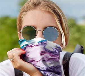 قناع وجه متعدد الاستخدامات مطبوع بشعار مخصص للصيد وركوب الدراجات، غطاء رأس ورقبة مصنوع من البوليستر المتين للاستخدام الخارجي - Product Image 5