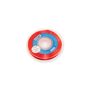Nastro di Raso Rosso 1.0Cm 25Y D-04 - Product Image 1