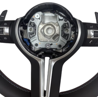 Volant sport en cuir pleine fleur pour BMW F10 F30 F16 F32 F90 E90 M3 M5, remplacement personnalisé des palettes de changement de vitesse