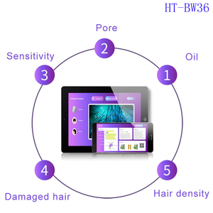 Ht-Bw36 WiFiワイヤレスデジタル顕微鏡5X-200X for AndroidおよびIos for Hair <span class=keywords><strong>Inspection</strong></span> - Product Image 5