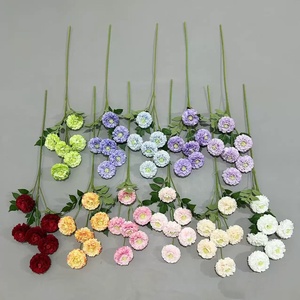 Decoración de Boda, Flores Artificiales para el Día de San Valentín, Peonías, Decoración de Pared Artística, Nuevo Estilo, 6 Cabezas, Flor de Peonía de Alta Calidad - Product Image 1