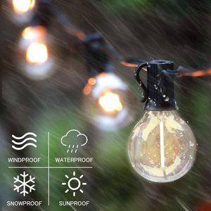 Bombillas <span class=keywords><strong>LED</strong></span> equivalentes a Base B22 E12 de 5 vatios, luces de cadena de globo para interiores y exteriores, reemplazo de cuerpo de lámpara de vidrio CCT de 4000K para uso en interiores - Product Image 5