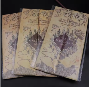 2026 Universel 77x22cm Carte des Maraudeurs de Poudlard du Monde Magique, <span class=keywords><strong>Cadeau</strong></span> pour Halloween, Accessoires de Jeu de Rôle, Livraison Directe - Product Image 2