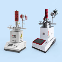Agitateur de paillasse semi-automatique HT-FJ 12,5 MPa en alliage Monel 316L, capacité 100 ml, contrôlé par PLC, avec soupapes de sécurité complètes pour la pression