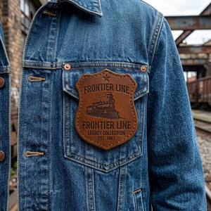 Custom Debossed Leather Labels Stitch Patch Logo Badge for Garment Bags Shoes OEM Brand Trimming - Product Image 3