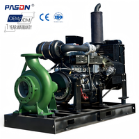 Pompe centrifuge haute pression Pason 258/230/180/122/100/75/58 HP, moteur diesel, 3/5/10/12/14 pouces, pompe à incendie, HAVC
