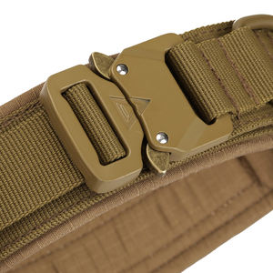 Hebilla de Metal táctica acolchada de nailon, anillo en D, collares de entrenamiento para perros, <span class=keywords><strong>Collar</strong></span> ajustable resistente para mascotas con asa para perros grandes - Product Image 4