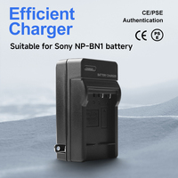 Cargador de alta calidad para modelos de cámara Sony, adaptador de batería para modelos de cámara Sony, W380 W390 W520 W800 W810 WX220 T110