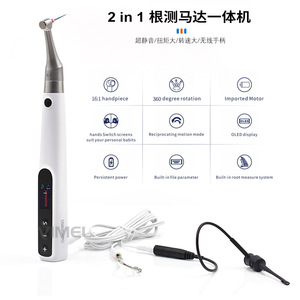 Motor endodóntico Vimel con pieza de mano dental, relación 16:1, inalámbrico, para conductos radiculares, con pantalla OLED y localizador de ápices para endodoncia - Product Image 3