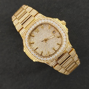 High Quality Waterproof Business Luxury Fashion Full Moissanite <b>Watch</b> Square Dial Stainless Steel Moissanite <b>Watch</b> for Men - Product Image 3