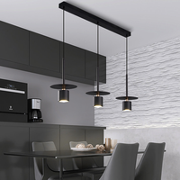 Lampe suspendue de chevet moderne et simple dans la chambre à coucher, lampe suspendue minimaliste nordique à tête unique pour la tête de lit principale