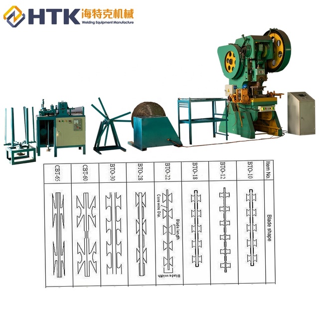 Automatic High Speed Razor Blade Barbed Wire Making Machine