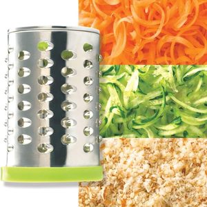 Cortador de Verduras Multifuncional Tipo Mandolina, Rebanador Manual de Verduras, Picador y Rallador de Tambor de Sobremesa - Product Image 5