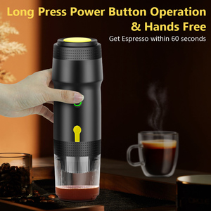 Portable 3-in-1 Battery-Powered USB/Electric Mini Espresso Coffee Maker for Outdoor Car &amp; RV Use - Product Image 4