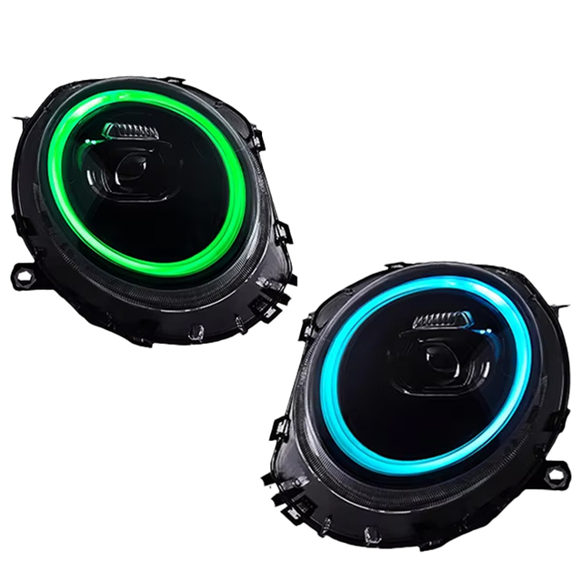 YU GUANG for BMW MINI Cooper Clubman R55 R56 R57 R58 R59 Headlamp Upgrade LED Head Light Dynamic RGB Headlights Lens Projectors