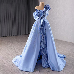 ชุดราตรีทรงเมอร์เมดสุดหรู ประดับมุก ไหล่เดียว รุ่น Rsm241113 - Product Image 3