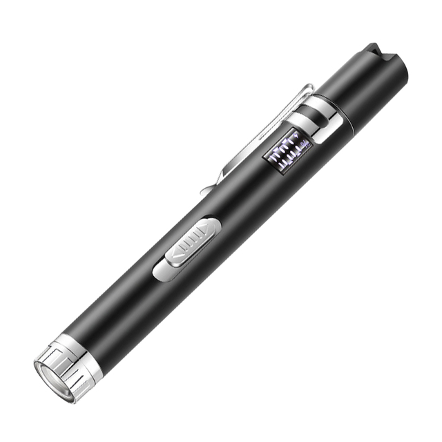 Latest Model Laser Pointer Cat Teaser Power Display Infrared Flashlight USB Rechargeable Multifunctional Kitten Toy