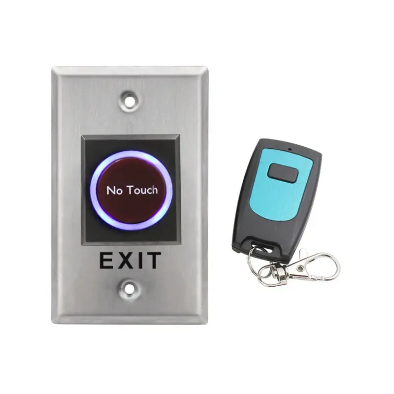Cheap and High Quality HMT no touch exit button with remote control 433mhz touchless sensor