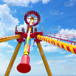 Funfair กลางแจ้งขี่ลูกตุ้มแกว่งขนาดใหญ่สำหรับสวนสนุกที่น่าดึงดูด360องศา - Product Image 5