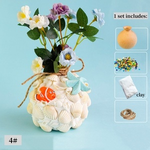 Vase en mosaïque fait à la main bricolage matériel sac faisant parent-enfant primaire étudiant activité cadeau de la journée <span class=keywords><strong>des</strong></span> enseignants créatif Puzzle Vase - Product Image 4