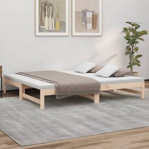 Cama de madera para niños, plataforma de diseño, camas para niños pequeños, muebles de dormitorio para niños, cama nido de madera para niños de tamaño doble blanco - Product Image 1