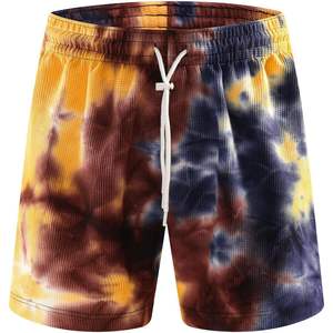 Pantalones Cortos Deportivos DiotSr para Hombre, con Estampado Tie Dye por Sublimación, Transpirables, de Poliéster, Casuales, para Deporte y Uso Diario - Product Image 4