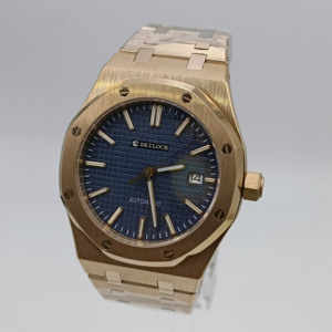 Reloj de acero de alta gama personalizado, resistente al agua, luminoso, de lujo, automático, mecánico, NH35, fabricante de relojes para hombre - Product Image 2