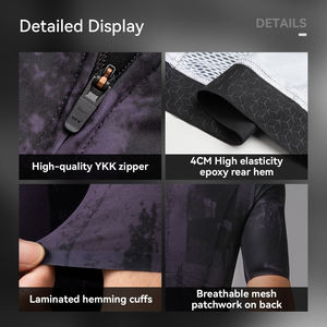 VNS-Maillot de cyclisme à manches courtes pour hommes, vêtement respirant, équipement professionnel de cyclisme, été - Product Image 5