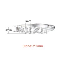 S925 Sterling Silber Exquisite Ring Leerer Halter Eingelegte Bienenwachs Jade Zirkon Ring Basis Rohlinge Für DIY Zubehör Schmuck 12*12MM