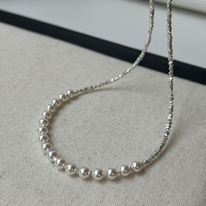 Collier Pendentif Sablier Authentique en Argent Sterling S925, Luxe Exquis, Haute Qualité, Goutte d'Eau, Tendance, Parfum - Product Image 4