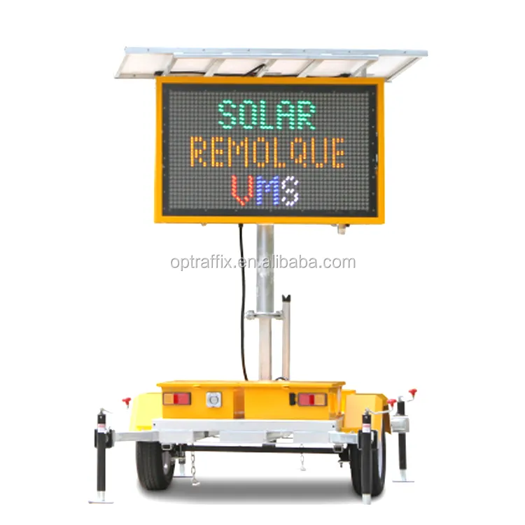 Electronic Traffic Systems Portable Changeable Message Sign Variable Message Signage