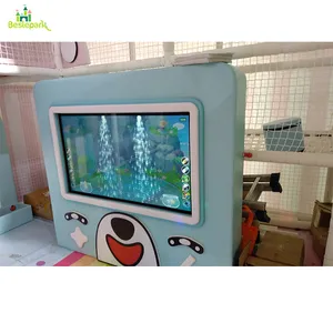 魔法水世界墙设备壁画电视设备神奇水画的儿童玩具操场室内