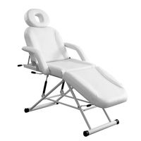 Table de massage pliable portable à 3 sections, lit professionnel pour tatouage et extensions de cils, canapé multifonctionnel pour soins du visage et spa pour salon de beauté