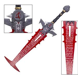 ดาบครูซิเคิล ดูมสเลเยอร์ ของ MS Eternal Cosplay Prop ทำจากไฟเบอร์กลาส - Product Image 1