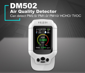 Monitor Portátil de Qualidade do Ar Interno PM2.5 PM1.0/PM10 HCHO/TVOC/Poeira <span class=keywords><strong>Detector</strong></span> de Gás Analisadores de Gás Categoria - Product Image 3