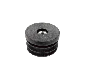 Insert de tube fileté en plastique avec écrou métallique intégré M6 M8 M10, bouchon d'extrémité de tuyau rond à sertir, fabriqué en Chine - Product Image 2