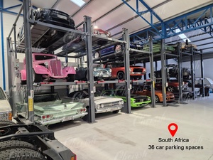 Sistema de Elevación de Estacionamiento Inteligente Cherish de Grado Comercial, de Triple Nivel y 3 Postes, con Capacidad de Carga de 2500 kg para Garajes Públicos - Product Image 3