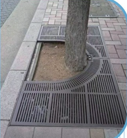 Grille d'arbre en acier découpée au laser sur mesure, grille décorative pour arbre, protection d'arbre en acier au carbone / acier inoxydable pour jardin paysager