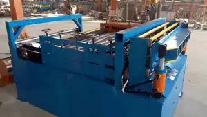 Galvanizli demir kesme tesviye rulo şekillendirme makinesi çelik bobin düzleştirmek dilme makinesi