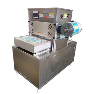 Automatic Continuous MAP Tray Packaging Machine nitrogen filling modified atmosphere packing equipment for Vegetable Crisp meat