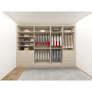 Meubles de garde-robe modernes de chambre à coucher design en MDF de style scandinave