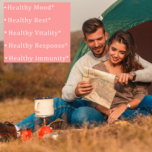 Ashwagandha gummies พร้อมผลไม้ Amla ช่วยเพิ่มคุณภาพการนอนหลับและการกู้คืนผลิตภัณฑ์สมุนไพรรสสตรอเบอร์รี่ - Product Image 6