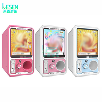 Mesin Penjual Mainan Kapsul Gacha Logam untuk Game Arcade Koin Jepang, Layanan OEM Pabrik Mesin Token, Bahasa Inggris, Garansi 1 Tahun