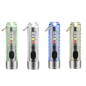 Helius IP65 Có Thể Sạc Lại LED Keychain Đèn Pin Xách Tay Công Suất Cao Nhôm Mini Từ USB Có Thể Sạc Lại 1000 + Lumens Dài - Product Image 2